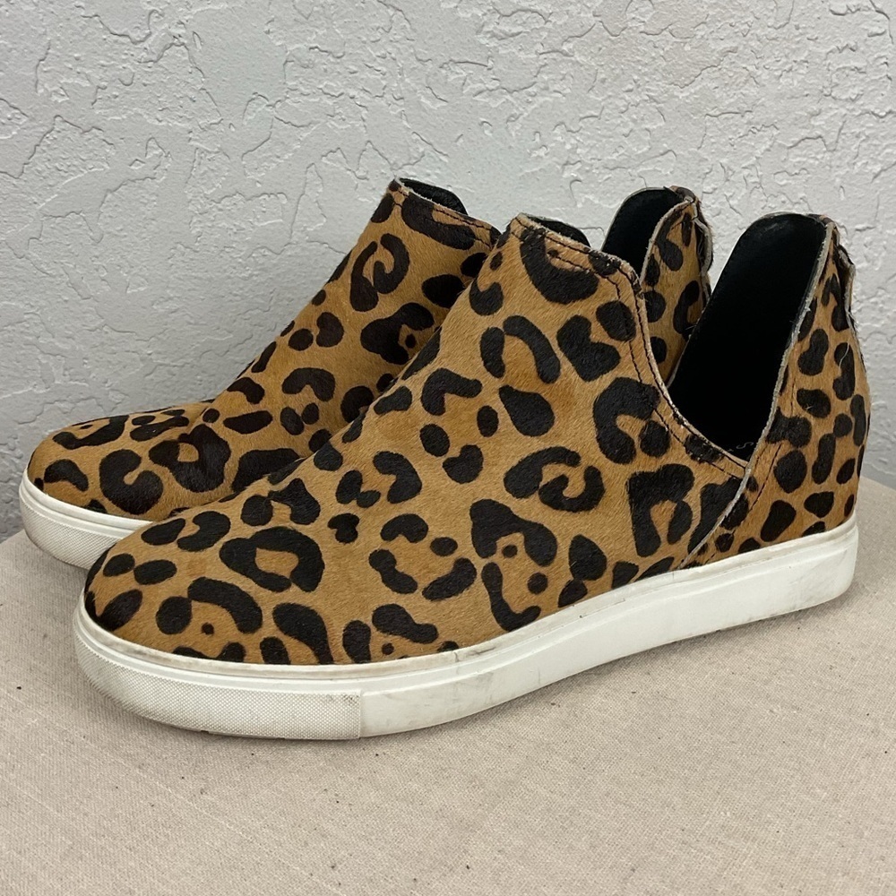 Women’s Steven by Steve Madden Leopard Print Capricel Calf Hair Chelsea Boots